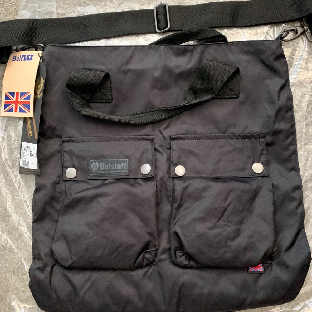 Belstaff Belflex “New Sack” Black Bag